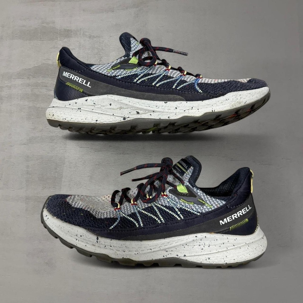 Merrell Bravada 2 Trail Sneakers Navy Blue Knit J135576 Size 9